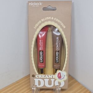 Liquid Blush & Contour Duo - Red and Brown